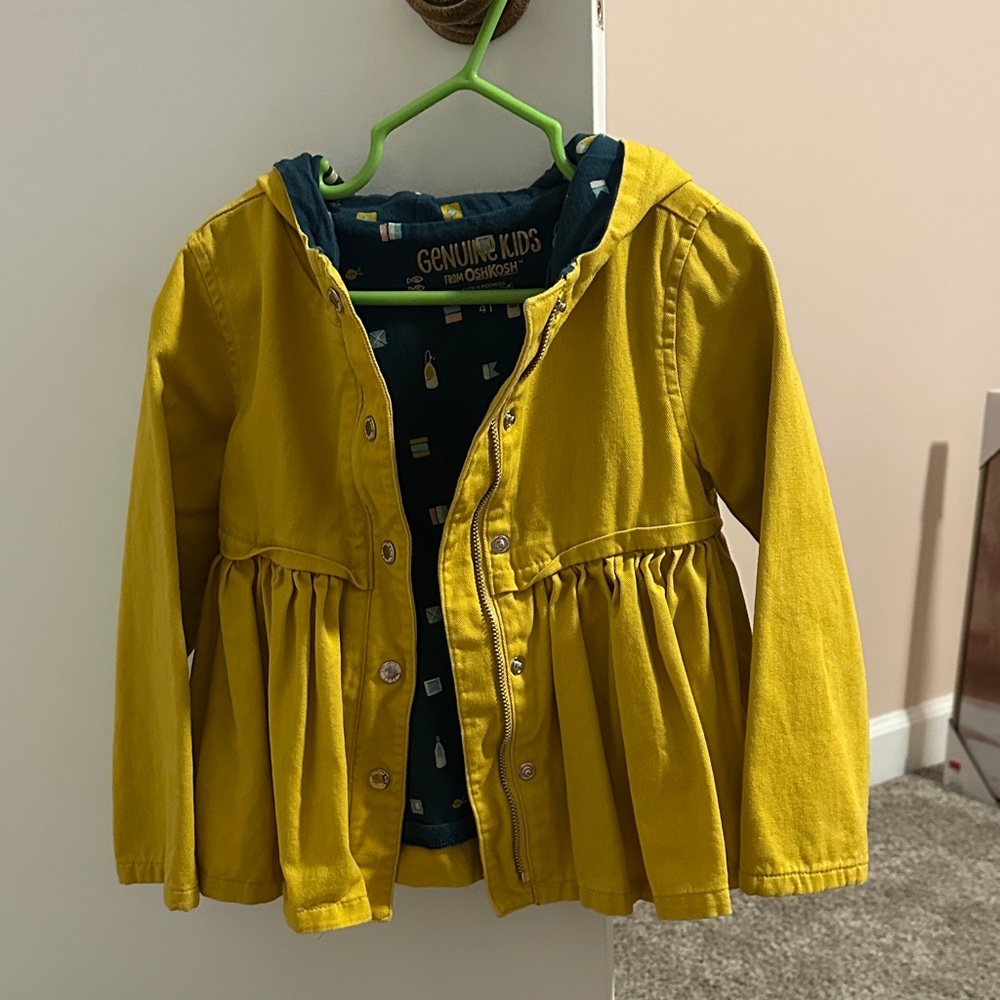 OshKosh B'gosh Mustard Yellow Raincoat